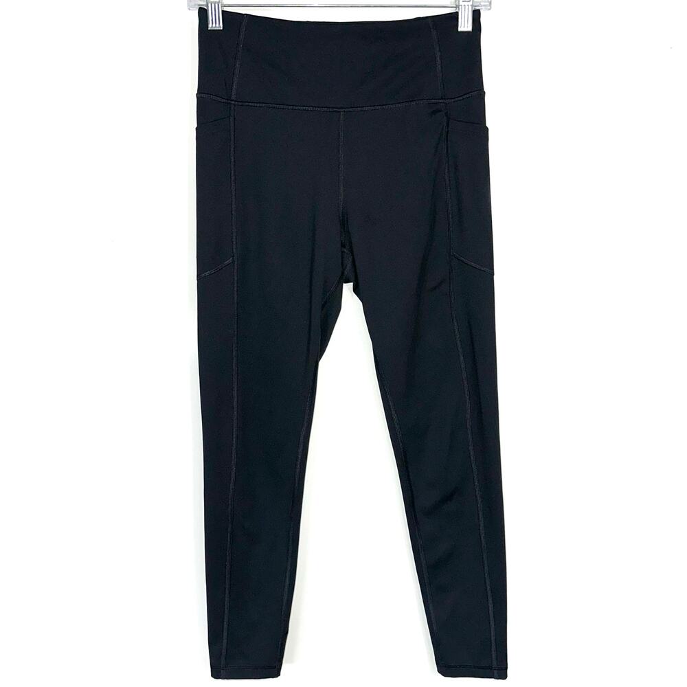Victorias Secret Incredible Black Pocket High Rise Ankle Legging Size 8